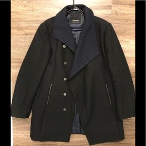 Zara Men’s peacoat size xxl 44